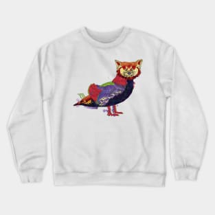 Fire fox. Little red panda and duck. Another cosmo series Crewneck Sweatshirt